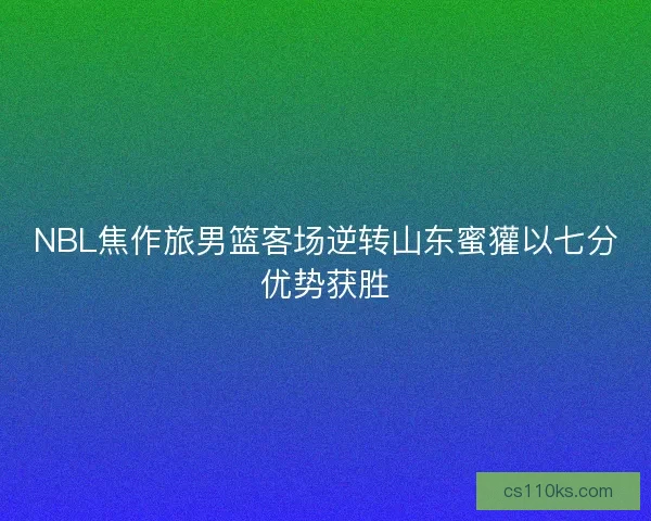 NBL焦作旅男篮客场逆转山东蜜獾以七分优势获胜
